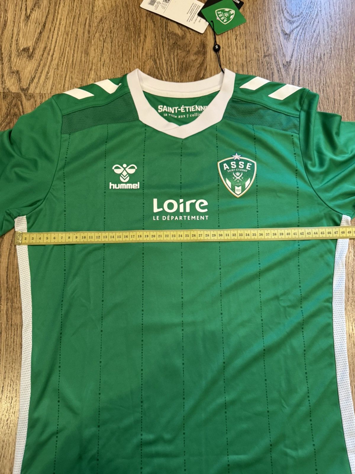 Hummel SAINT ETIENNE 2024-25 HUMMEL HOME SHIRT FOOTBALL JERSEY SZ S Size US S / EU 44-46 / 1 - 3 Thumbnail