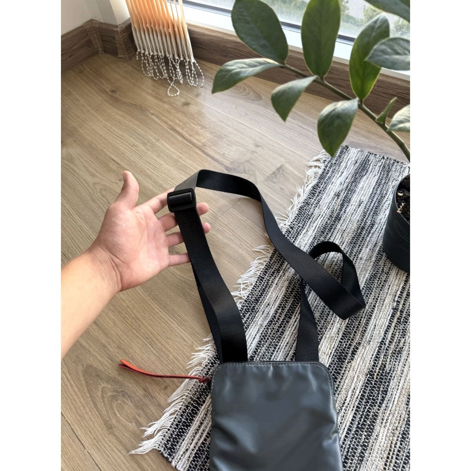 Diesel VINTAGE Diesel Crossbody Shoulder Bag Mini Leather Darck Green 90s Y2K Army Streetwear Mens Bags Size ONE SIZE - 7 Thumbnail