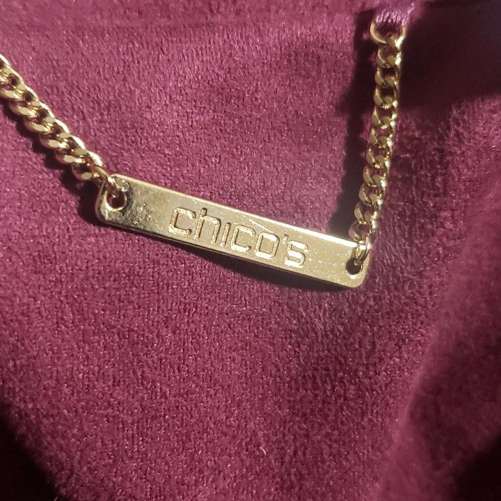 Chicos CT1985 Chico's Purple Faux Suede Purple Zip Front Jacket 12 Size XL / US 12-14 / IT 48-50 - 8 Thumbnail