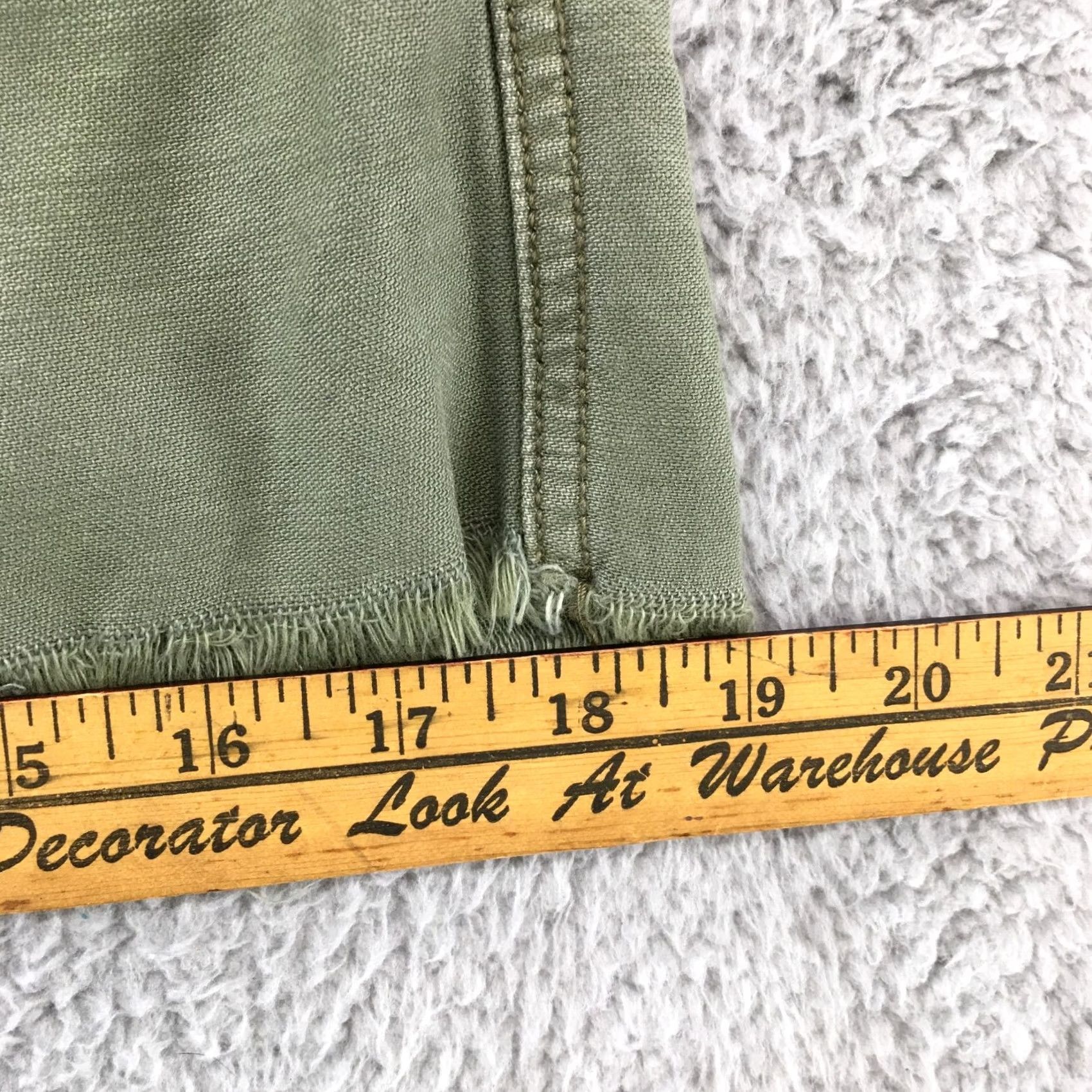 American Eagle Outfitters American Eagle Outfitters Short Mini Skirts Womens 2 Green Cotton Button Fly Skirt Size 26" / US 2 / IT 38 - 6 Thumbnail