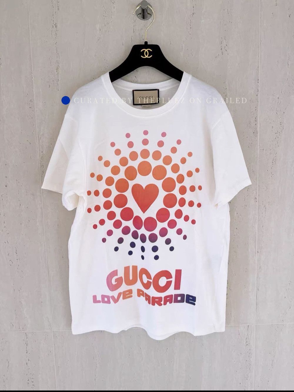 Gucci Heart Print Short Sleeve T-Shirt Size US XL / EU 56 / 4 - 1 Thumbnail