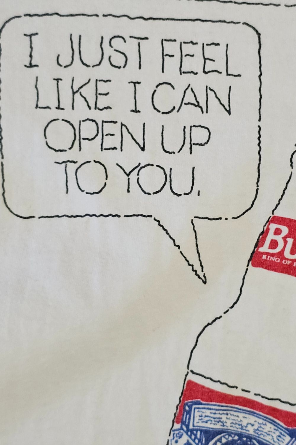 All Sport 1993 Budweiser “Open Up” Single-Stitch XL – USA Blank Size US XL / EU 56 / 4 - 12 Thumbnail