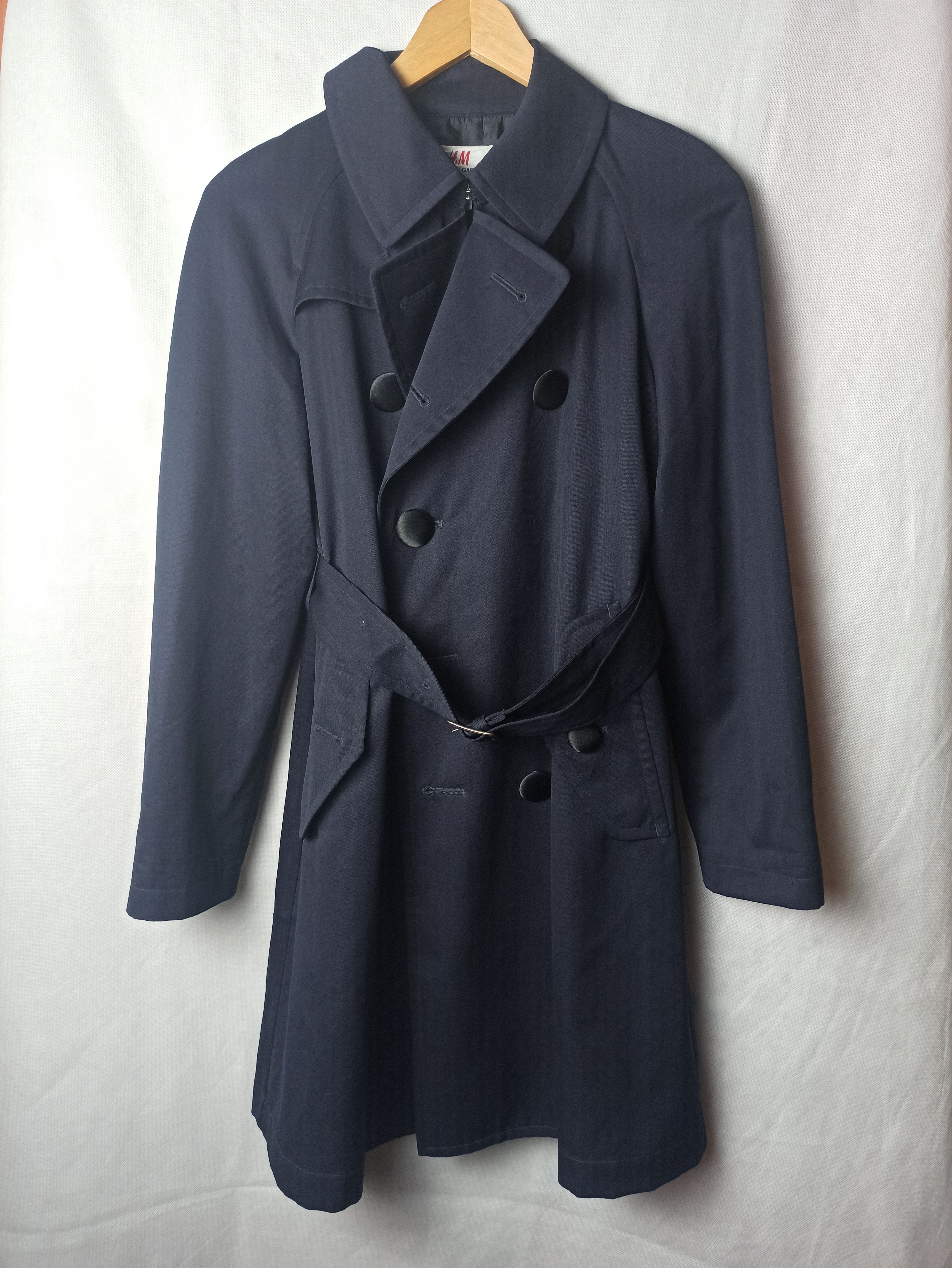 Comme des Garçons 89AW Short Trench Coat tricot COMME des GARCONS Melton Wool Short Trench Jacket