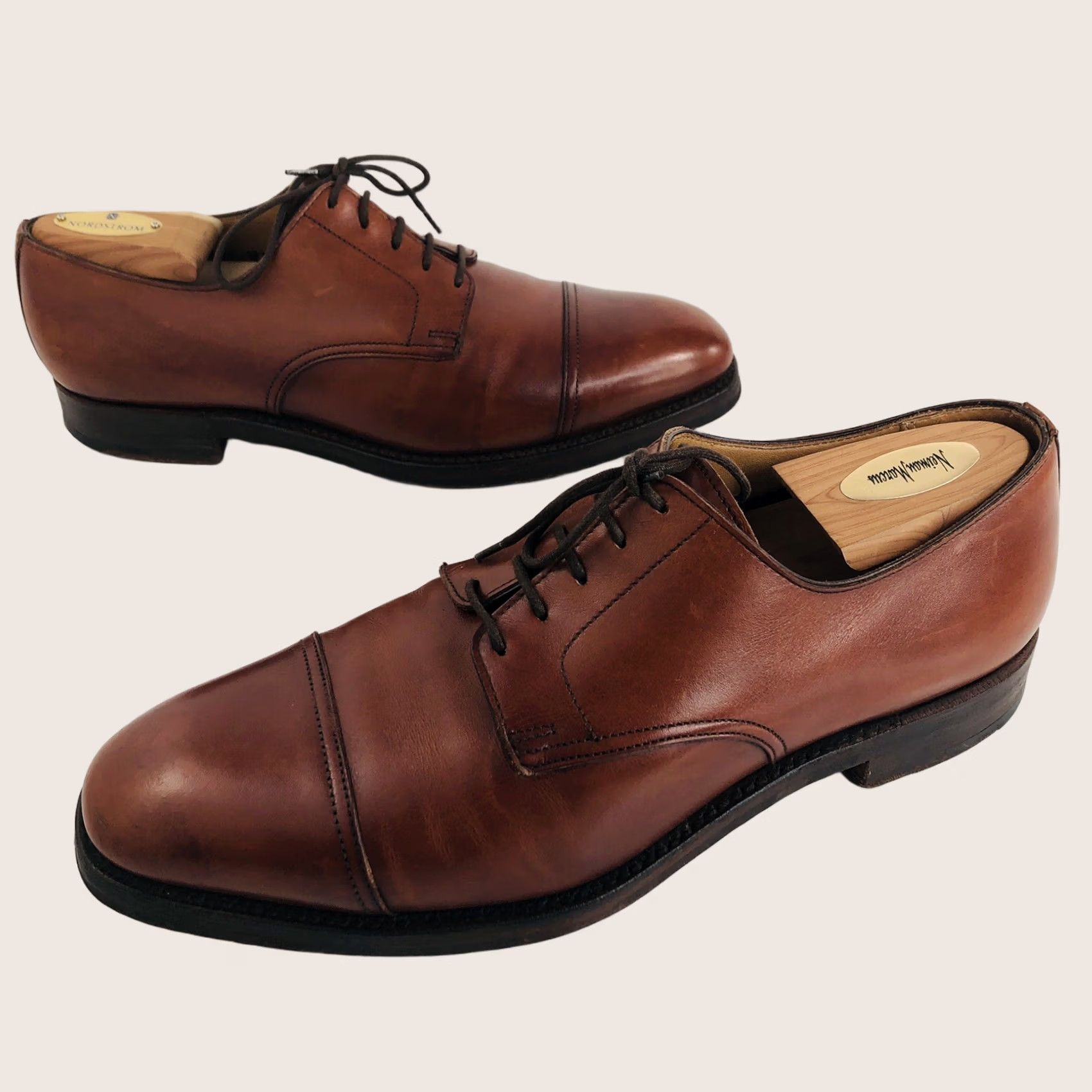 Brooks PEAL & CO. England BROOKS BROTHERS Oxford - 8E Brown Mens Dress Size ONE SIZE - 1 Thumbnail