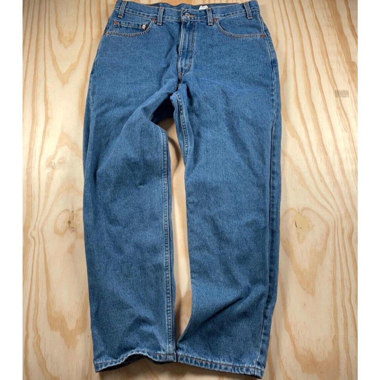 Levi's VTG Levi's Jeans 550 Relaxed Tapered Fit 34x29.5 Blue Denim Size US 36 / EU 52 - 2 Thumbnail