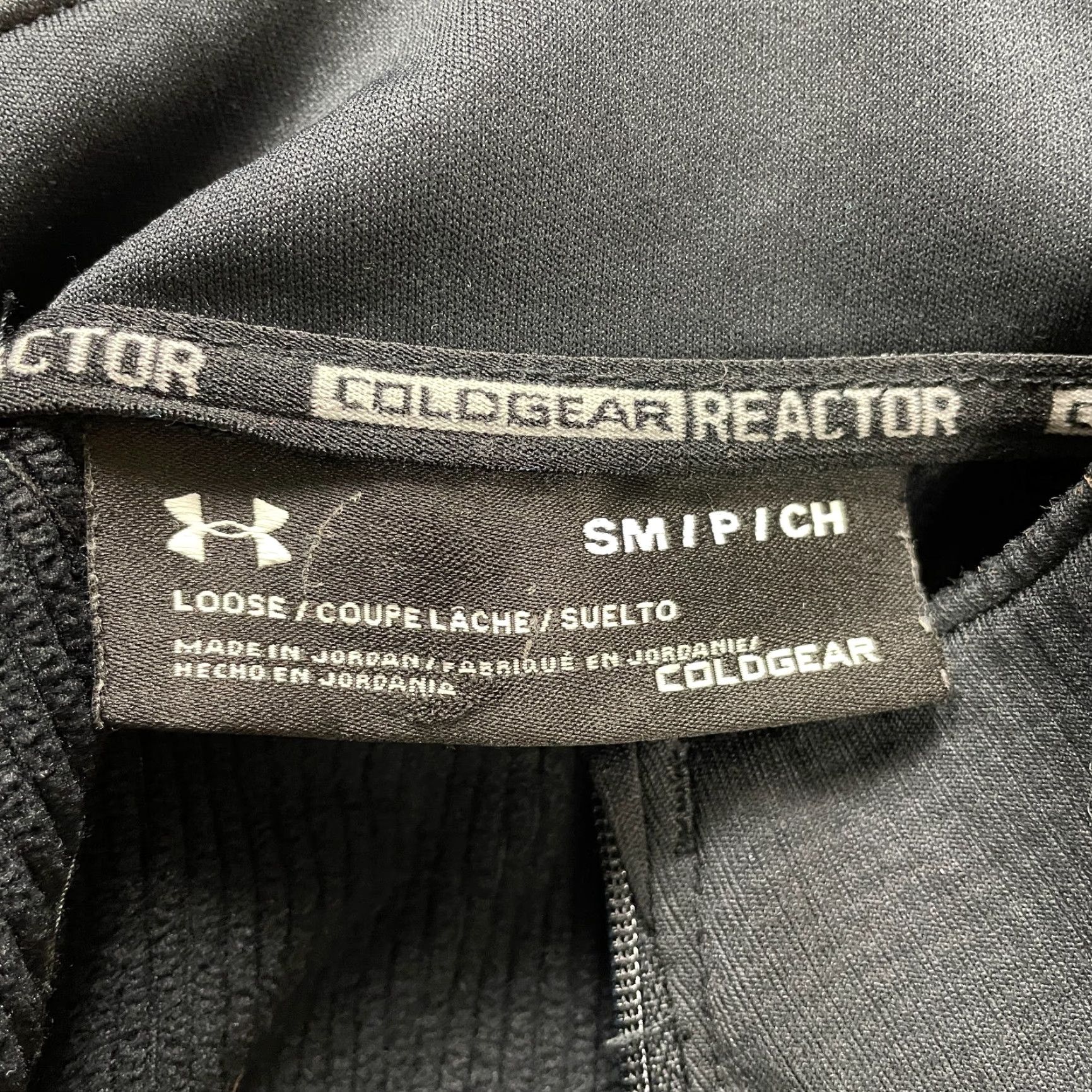 Under Armour Under Armour ColdGear Reactor Active Jacket Men S Black 1/4 Zip High Neck Hiking Running Walking Jacket Size US S / EU 44-46 / 1 - 6 Thumbnail