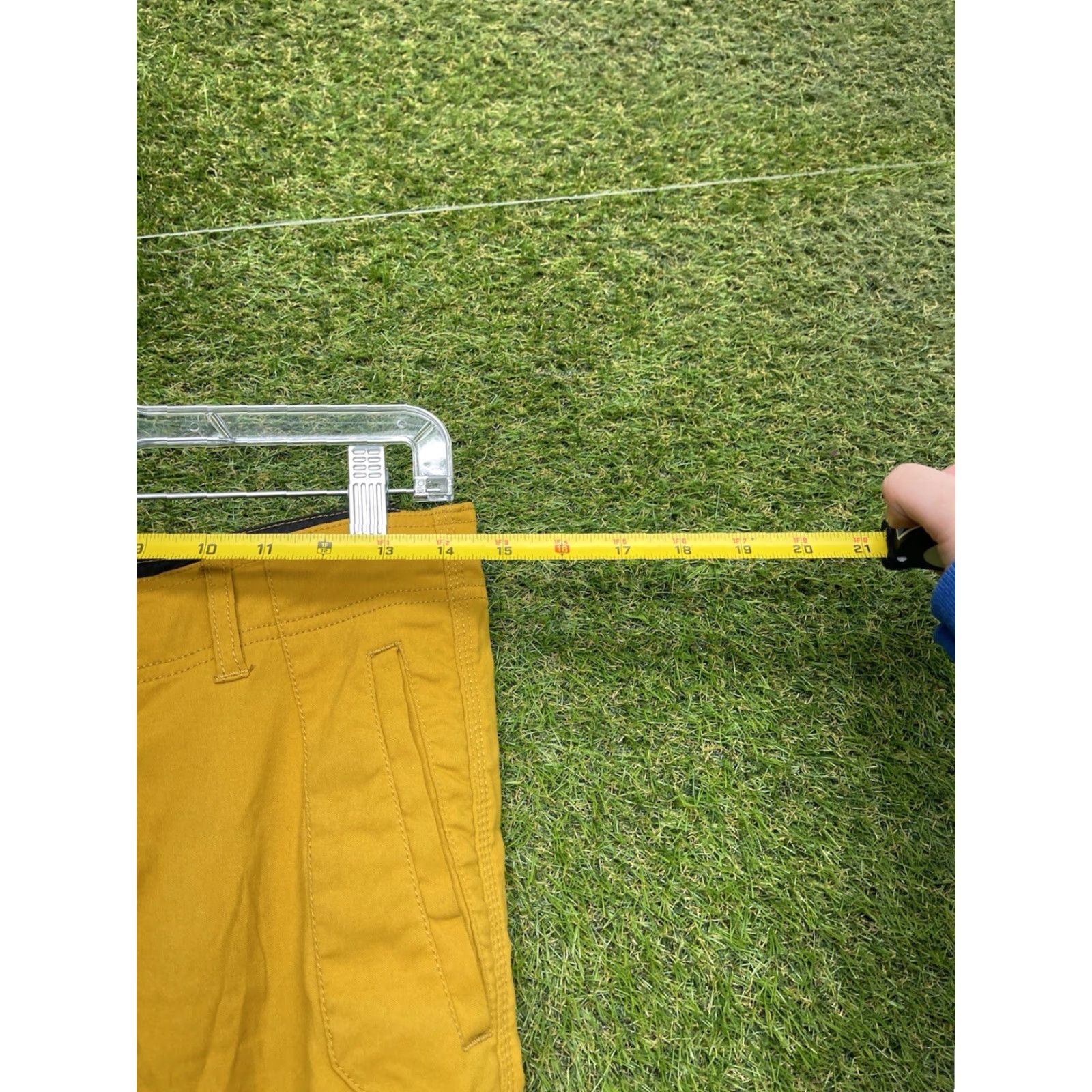 Prana PRANA Hiking Pants Mens 30x30 Pants Slim Yellow 5-Pocket Cargo Logo Outdoor Climbing Style: Climbing Pants Mens Regular Size 30 Color Yellow Size US 30 / EU 46 - 5 Thumbnail
