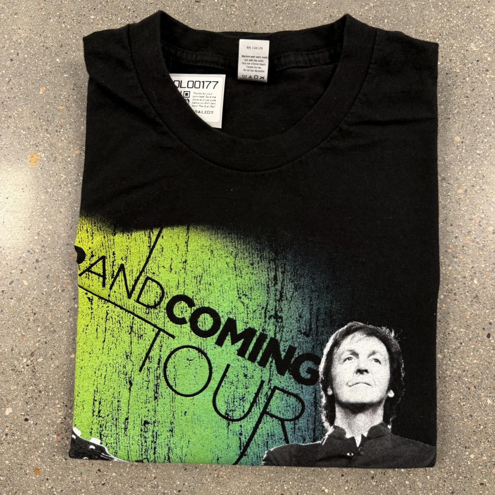 Tultex Paul McCartney Up and Coming Tour T-Shirt Tultex Adult L Size US L / EU 52-54 / 3 - 9 Thumbnail