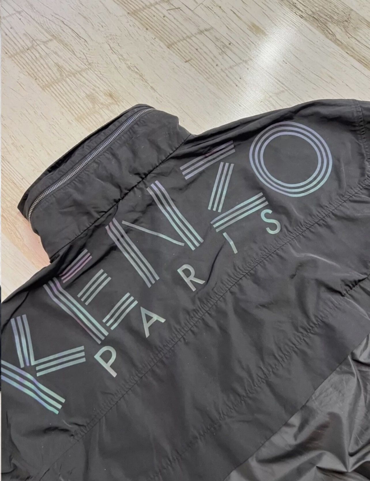 Kenzo Kenzo Lightweight Nylon Bomber Jacket Windbreaker Big Logo Size XS / US 0-2 / IT 36-38 - 9 Thumbnail