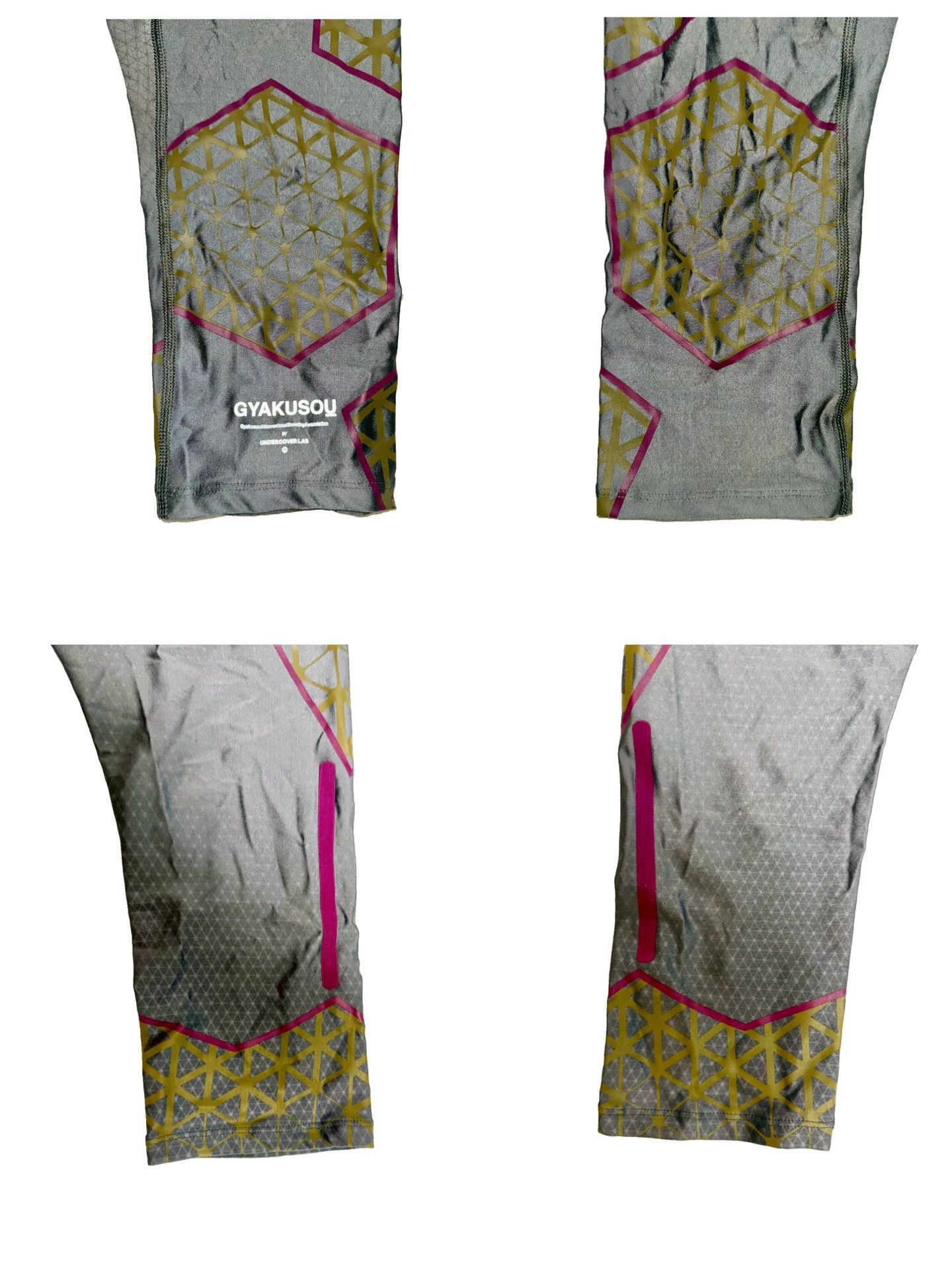 Nike Nike Lab GYAKUSOU 6" Silver Gray Comp Tights S Size US 29 - 3 Thumbnail