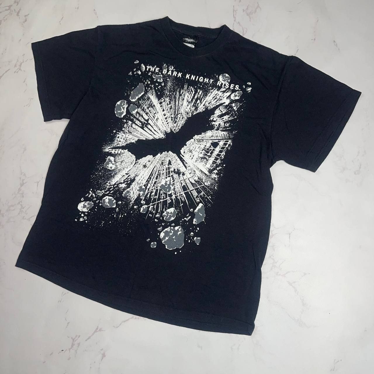 Vintage Vintage Batman THE DARK KNIGHT RISES Movie Black SZL T-Shirt Size US L / EU 52-54 / 3 - 3 Thumbnail
