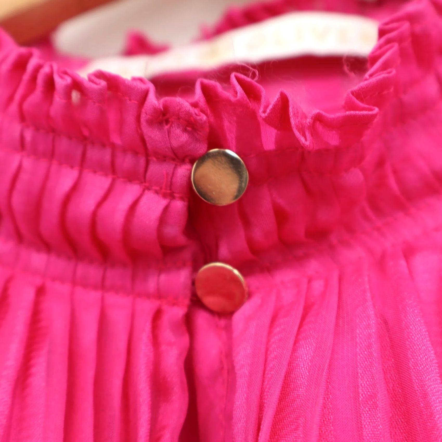Vintage Marie Oliver Dress Silk Short Mini V-Neck Pink 100% Silk Lined Casual Party/Cocktail Women's M Size M / US 6-8 / IT 42-44 - 6 Thumbnail