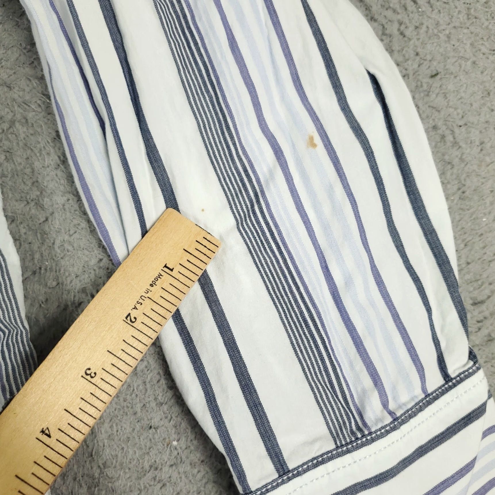 Tommy Bahama Tommy Bahama Shirt Mens Large Blue Striped Button-Up Long Sleeve Casual Size US L / EU 52-54 / 3 - 6 Thumbnail