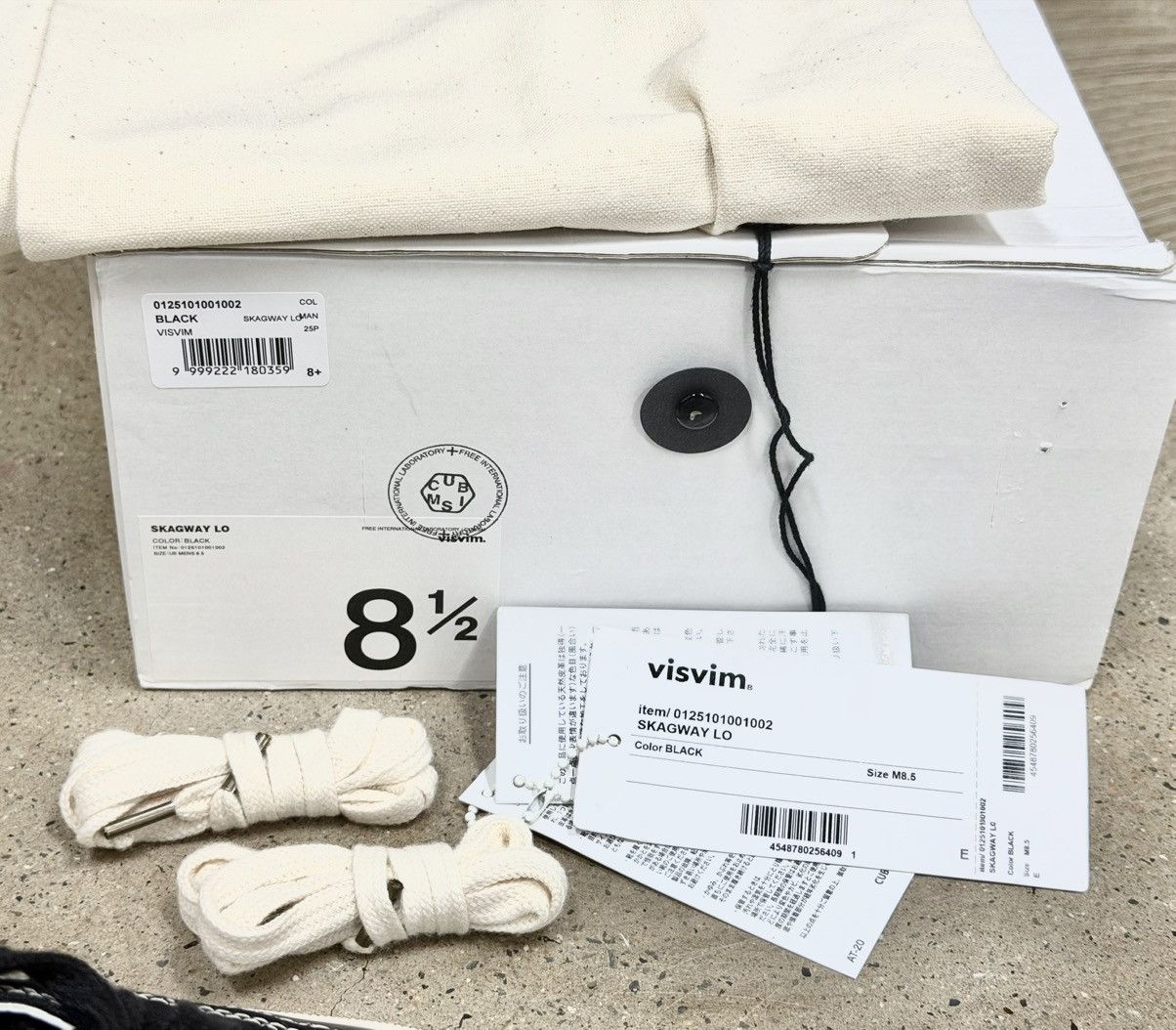 Visvim Visvim 25ss Skagway Lo M8.5 Black Size US 8.5 / EU 41-42 - 3 Thumbnail