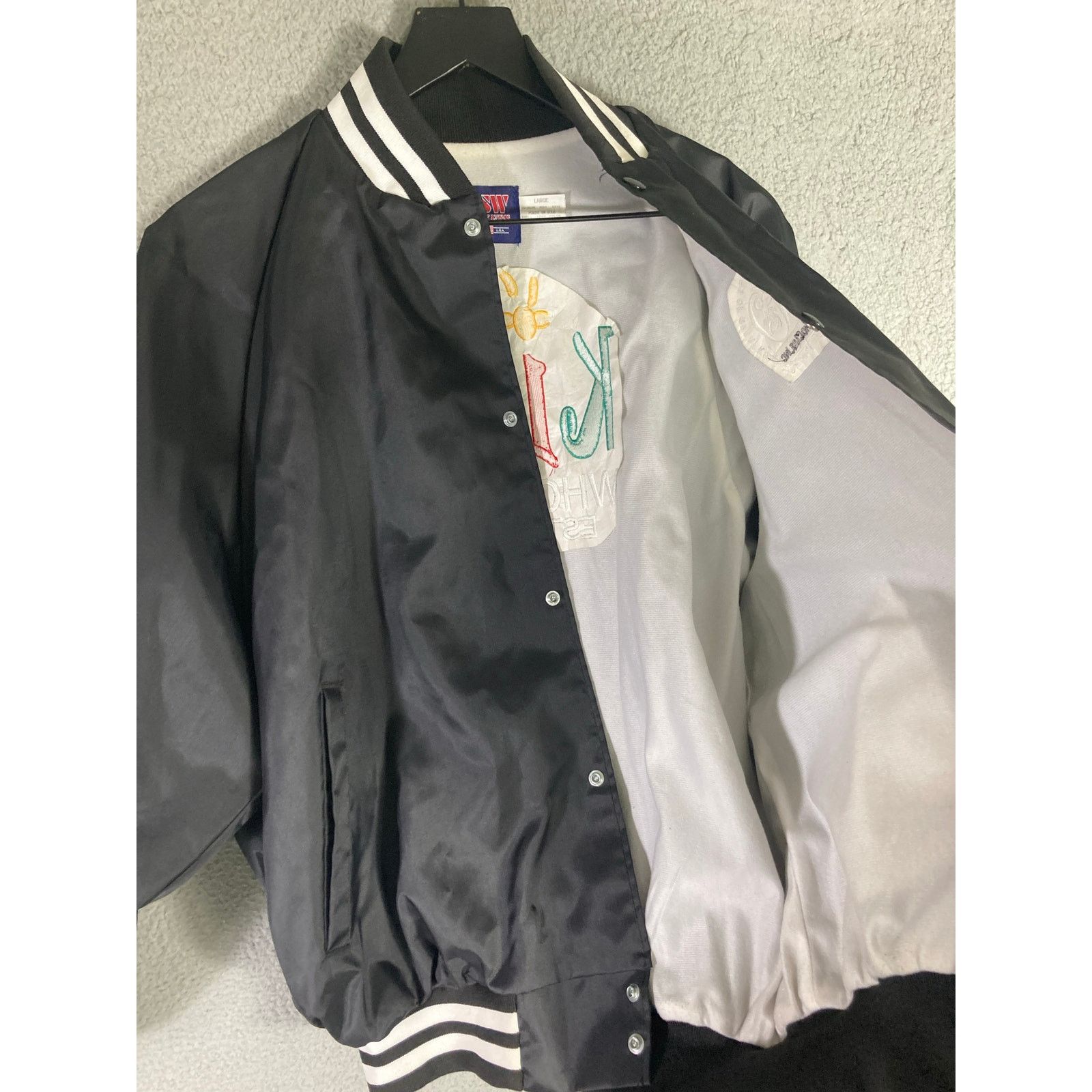 Vintage Vintage Kids Who Care Musical Theatre Jacket Black Size L Size US L / EU 52-54 / 3 - 11 Thumbnail