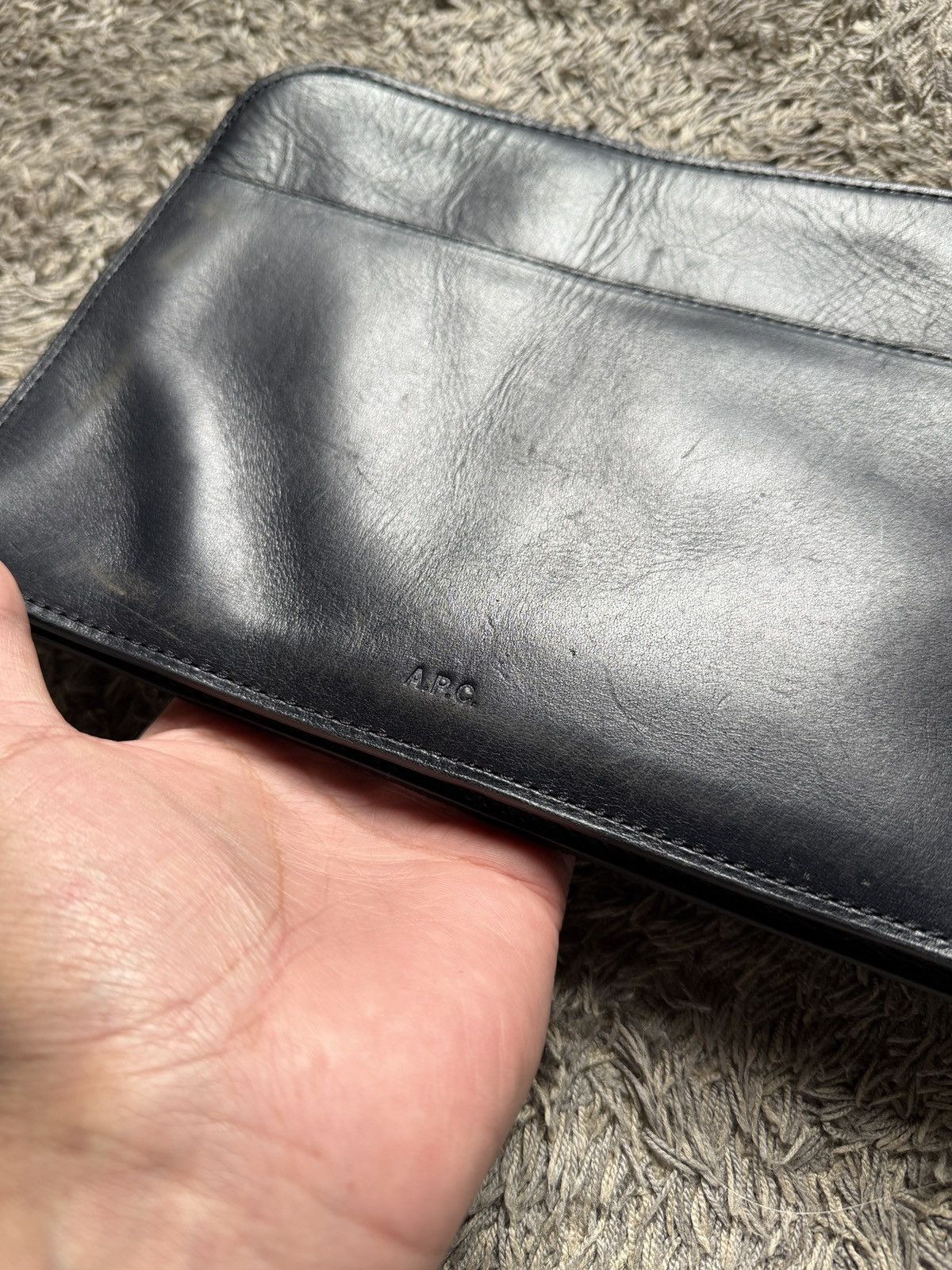 A.P.C. A.P.C blue leather bag. Size ONE SIZE - 3 Thumbnail
