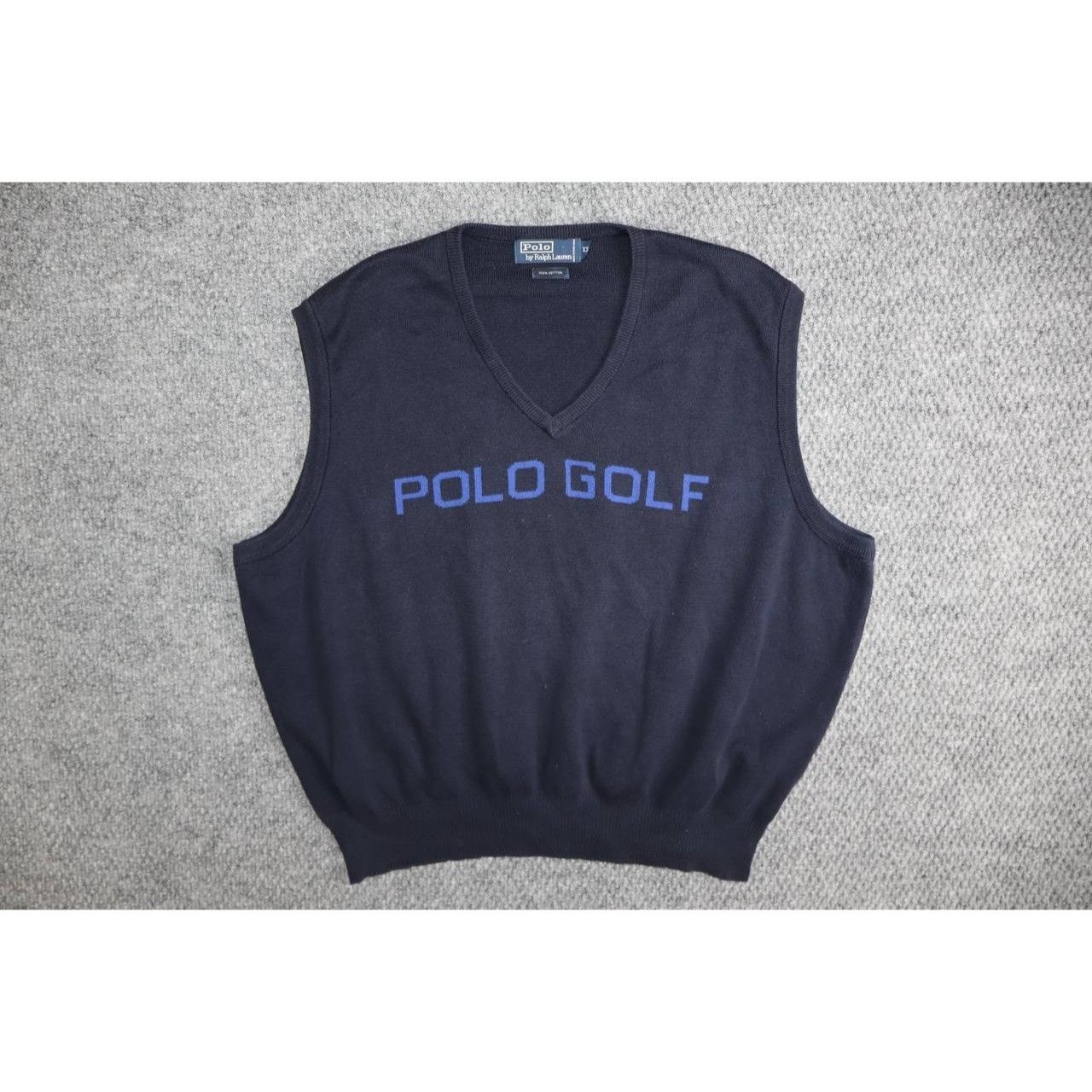 Polo Ralph Lauren VTG Polo Golf Ralph Lauren Sweater Vest Mens 2XL Cable Knit Size US XXL / EU 58 / 5 - 1 Thumbnail