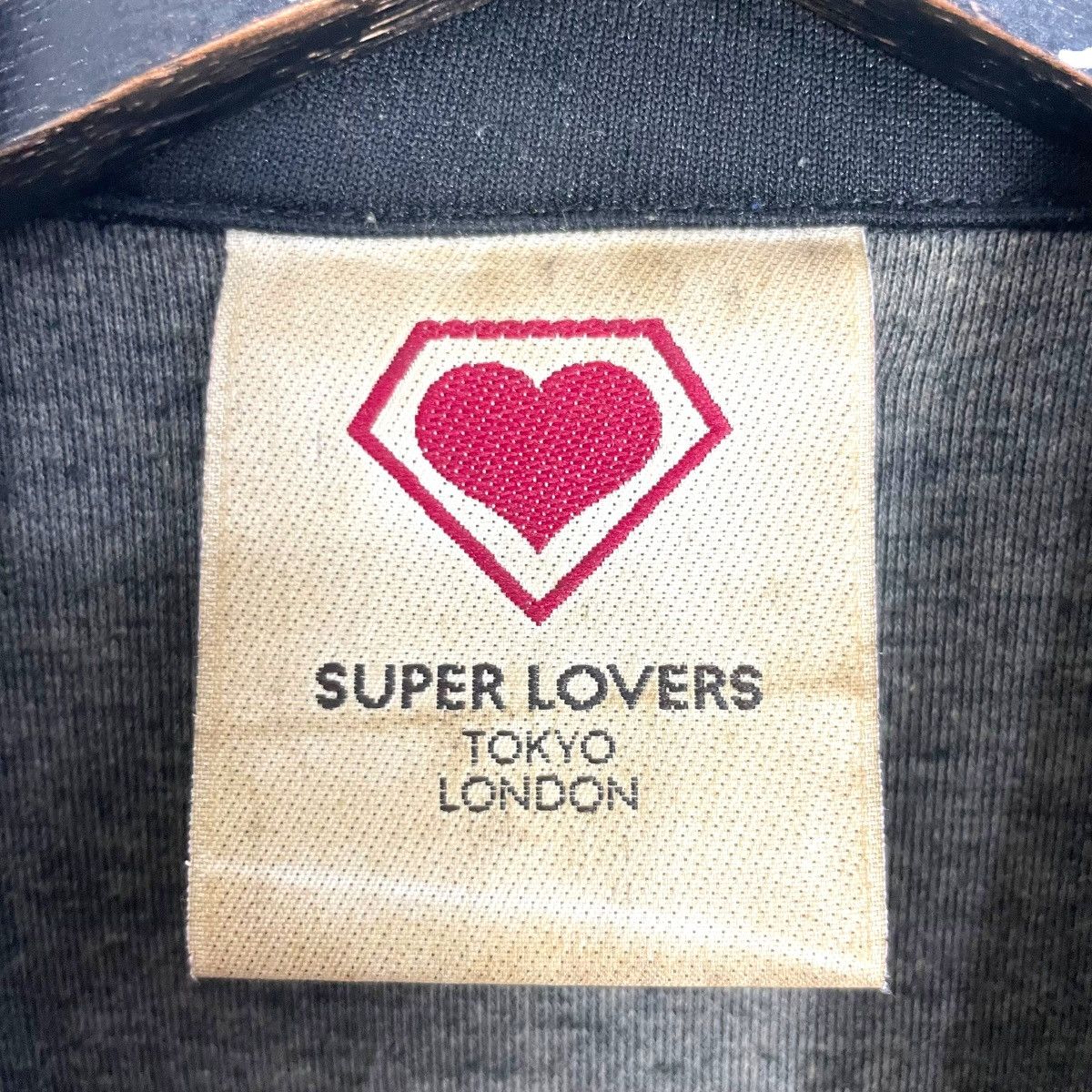 Super Lovers Vintage Super Lovers Rock Punk Jacket Double Collar Big Logo Size US S / EU 44-46 / 1 - 12 Thumbnail