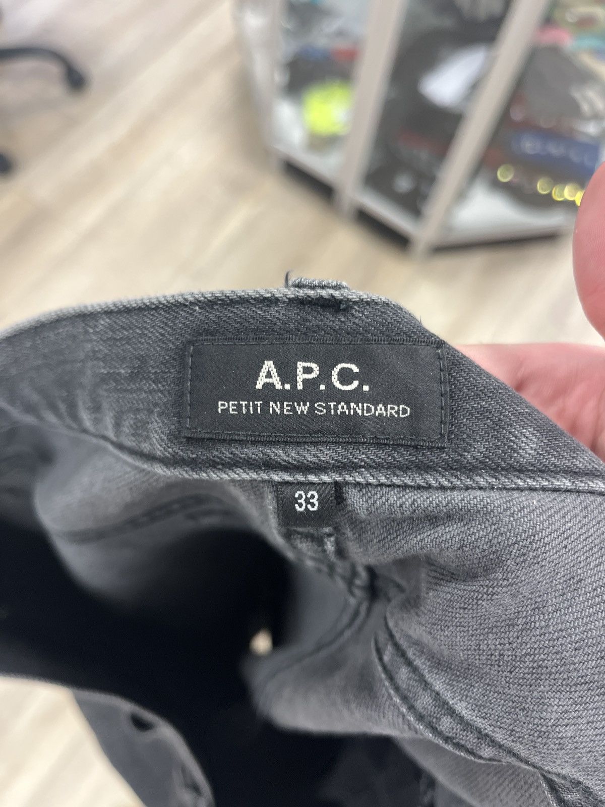 A.P.C. A.P.C. Washed Black Jeans 33 Size US 30 / EU 46 - 3 Thumbnail