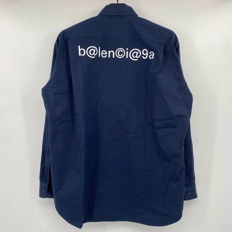 Balenciaga Balenciaga Back email letter long-sleeved shirt Size US XXS / EU 40 - 1 Thumbnail