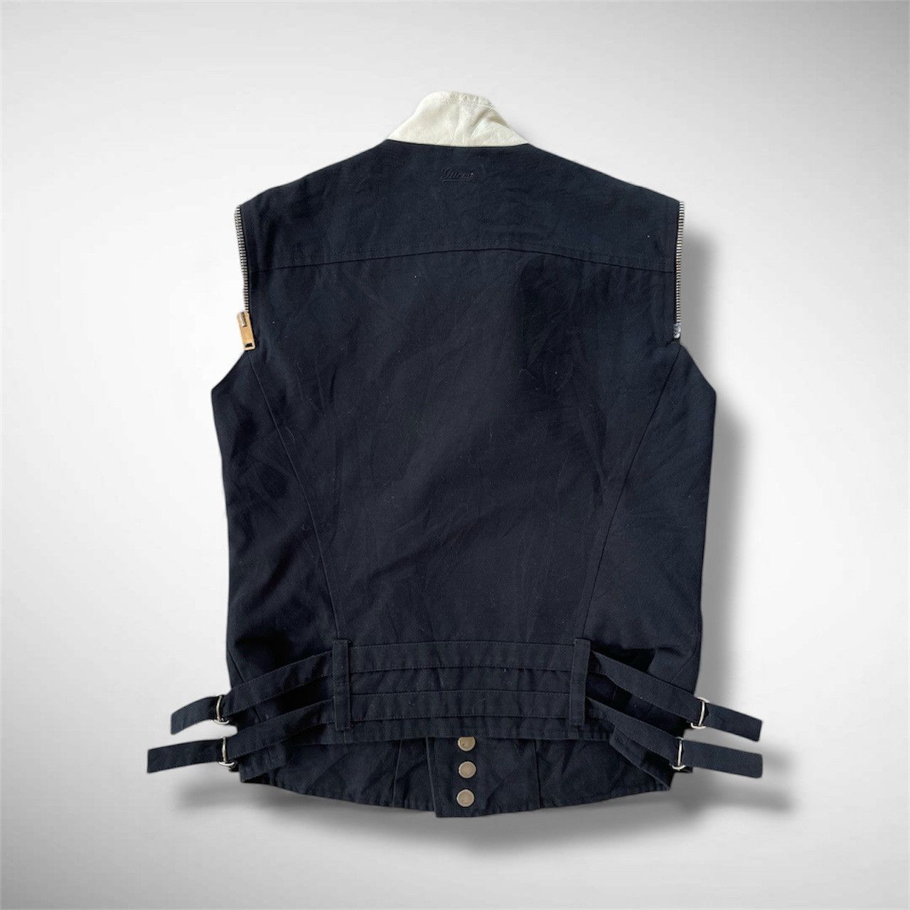 Gucci 🔥 A/W 2007 GUCCI BY TOM FORD TRIM LEATHER RACER JACKET Size US M / EU 48-50 / 2 - 14 Thumbnail