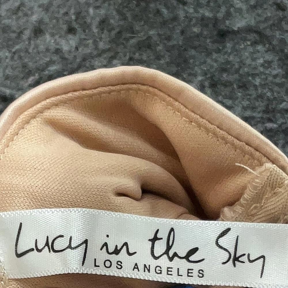 Designer Pale Pink Lucy in the Sky Mini Dress Size L / US 10 / IT 46 - 3 Thumbnail