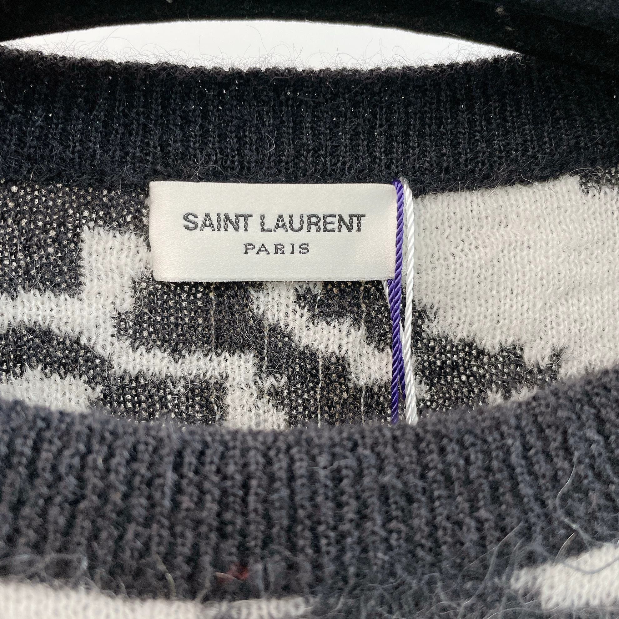 Saint Laurent Paris SAINT LAURENT crewneck top Size US XS / EU 42 / 0 - 5 Thumbnail