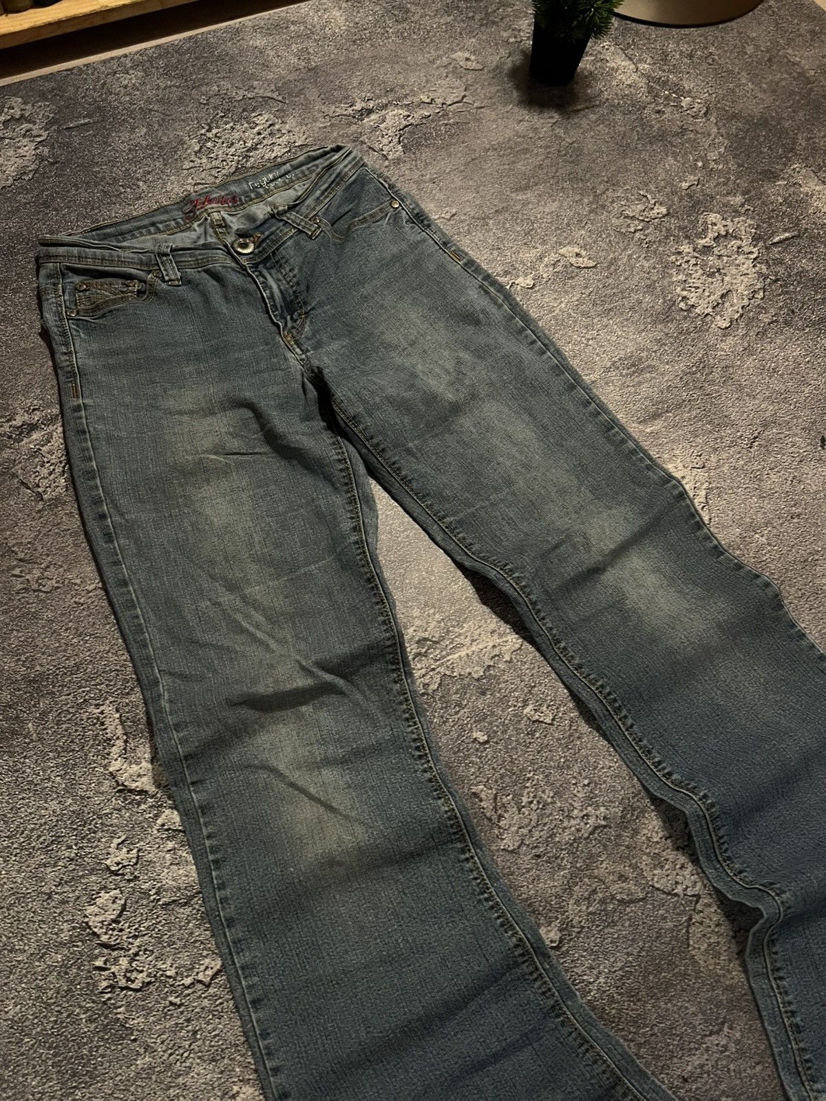 Vintage Balenciaga Style Swag Flare Darkwear Denim / Archive Vintage Size US 30 / EU 46 - 4 Thumbnail