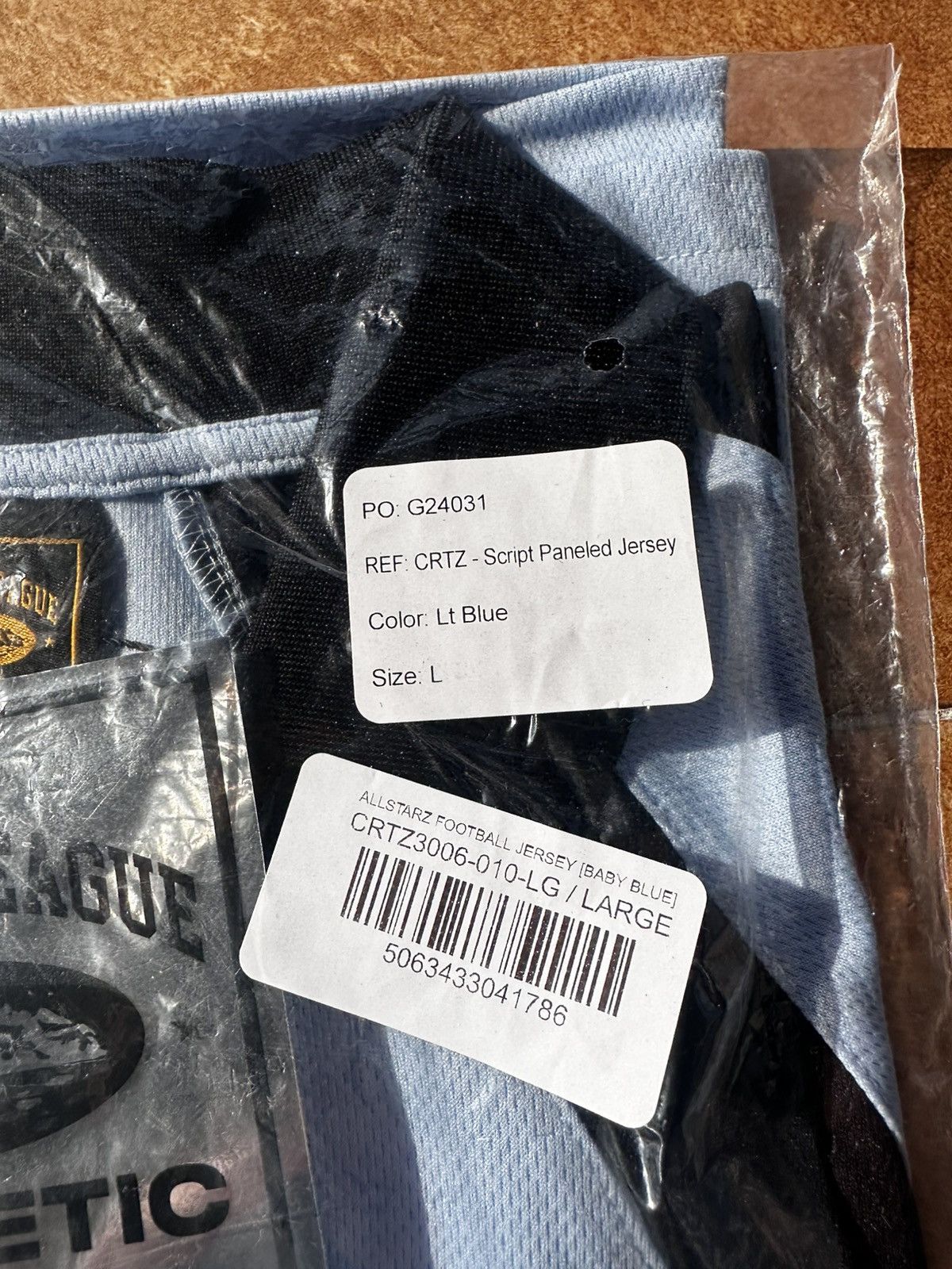 Corteiz Corteiz Allstarz Jersey Baby Blue L Size US L / EU 52-54 / 3 - 4 Thumbnail