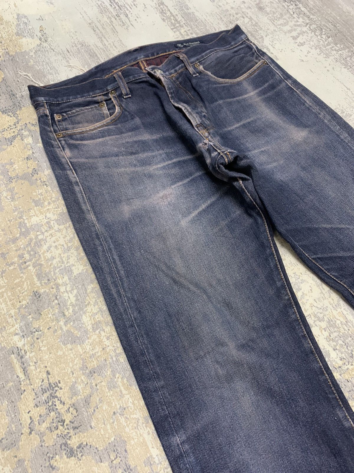 Japanese Brand Japanese Blue Standard Vintage Est. 1978 Faded Indigo Jeans Size US 32 / EU 48 - 2 Thumbnail