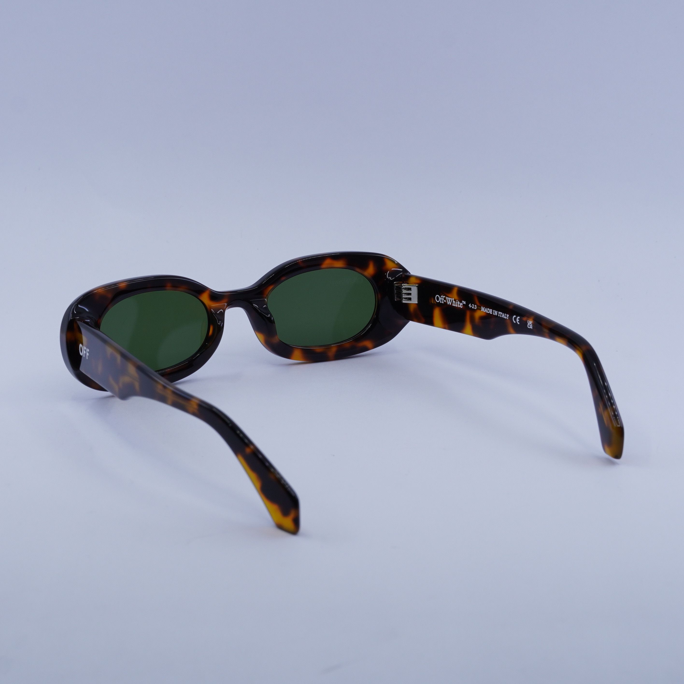 Off-White OERI087 AMALFI 6055 Sunglasses Havana Oval Frame