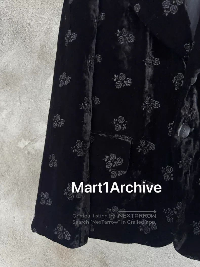 Junya Watanabe Junya Watanabe Black Velvet Flower Blazer Size US S / EU 44-46 / 1 - 3 Thumbnail