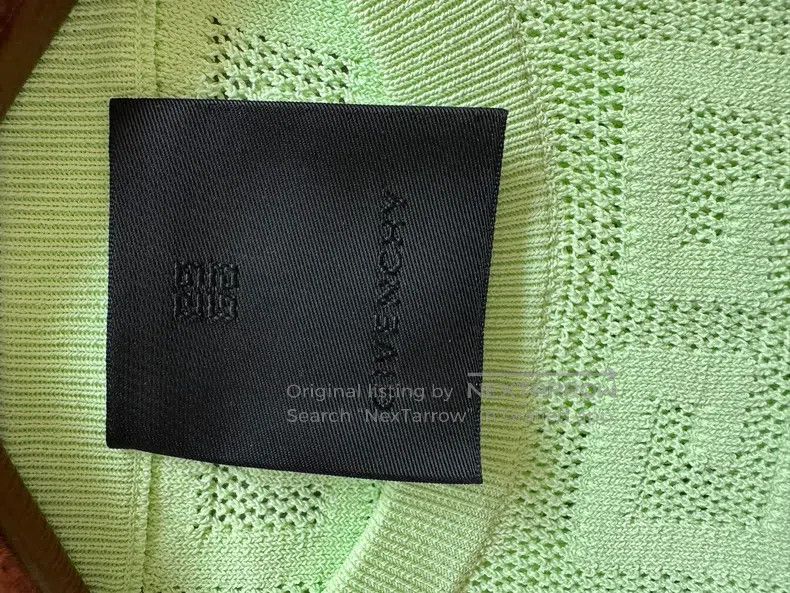 Givenchy Givenchy Light Green Pearl Short Sleeve T-Shirt Size US L / EU 52-54 / 3 - 3 Thumbnail
