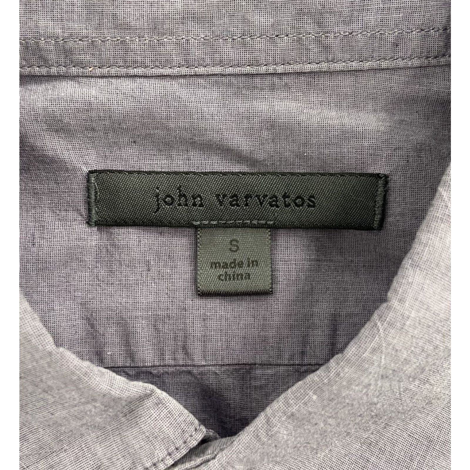 John Varvatos John Varvatos Button-Up Shirt Adult Small Purple Long Sleeve Cotton Mens S Size US S / EU 44-46 / 1 - 5 Thumbnail