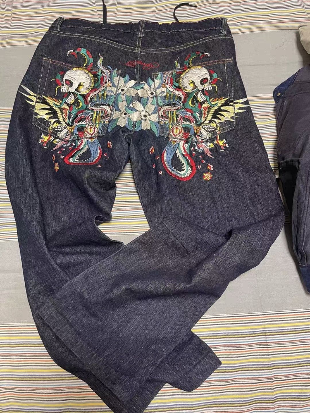 Ed Hardy ed hardy y2k rare baggy jeans Size US 36 / EU 52 - 1 Thumbnail