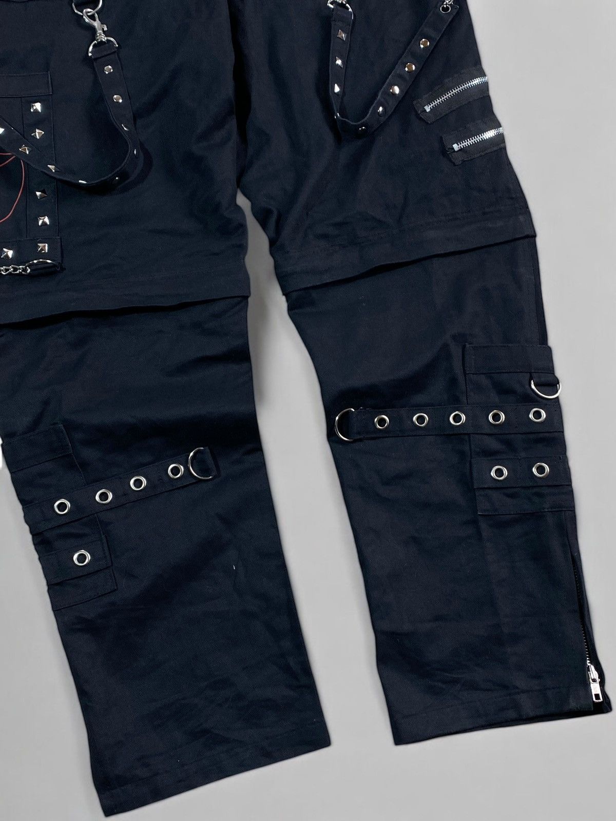 Band Tees 🔥 OPIUM Y2K STYLE DEMONIA PENTAGRAM CHAINS GOTH CARGO PANTS Size US 32 / EU 48 - 7 Thumbnail