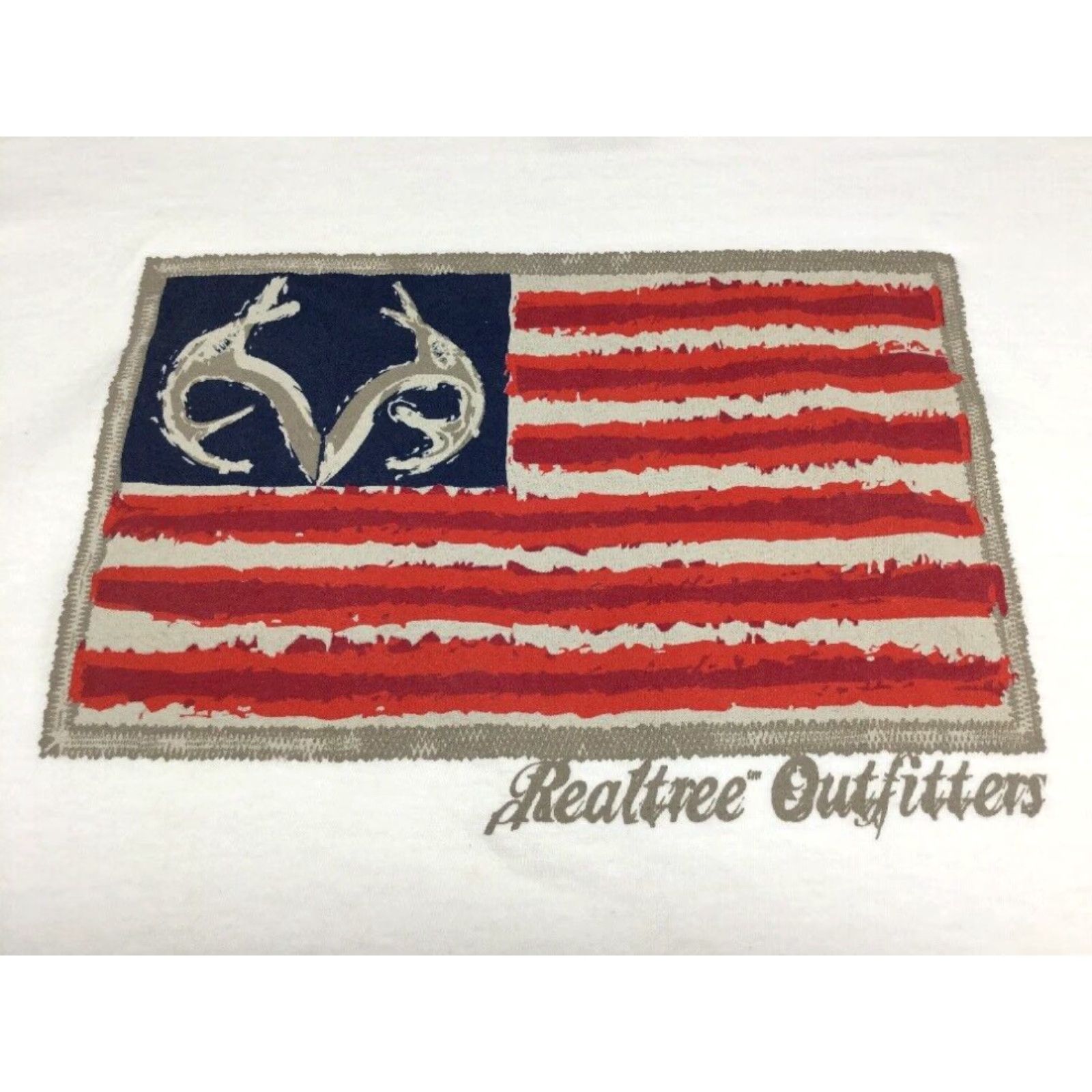 Realtree VINTAGE Realtree Outfitters Graphic Tee White Short Sleeve T-Shirt Medium Mens Size US M / EU 48-50 / 2 - 1 Thumbnail