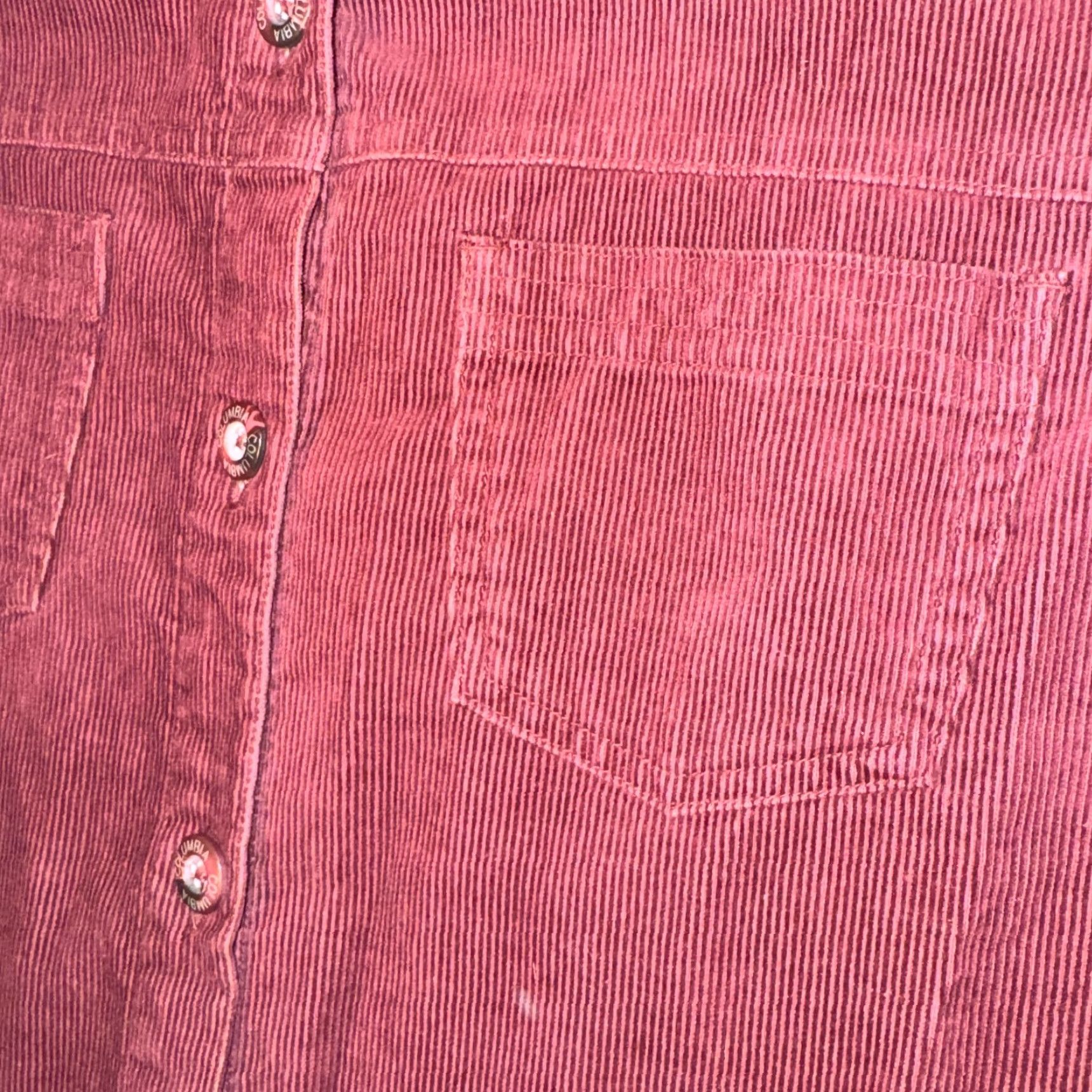 Arrow Columbia Womens Jacket Corduroy Paisley L Red - Regular Fit, Mid-Length, Fall Winter, Casual, Machine Washable, Cotton, Outer Shell, Women Size L / US 10 / IT 46 - 4 Thumbnail