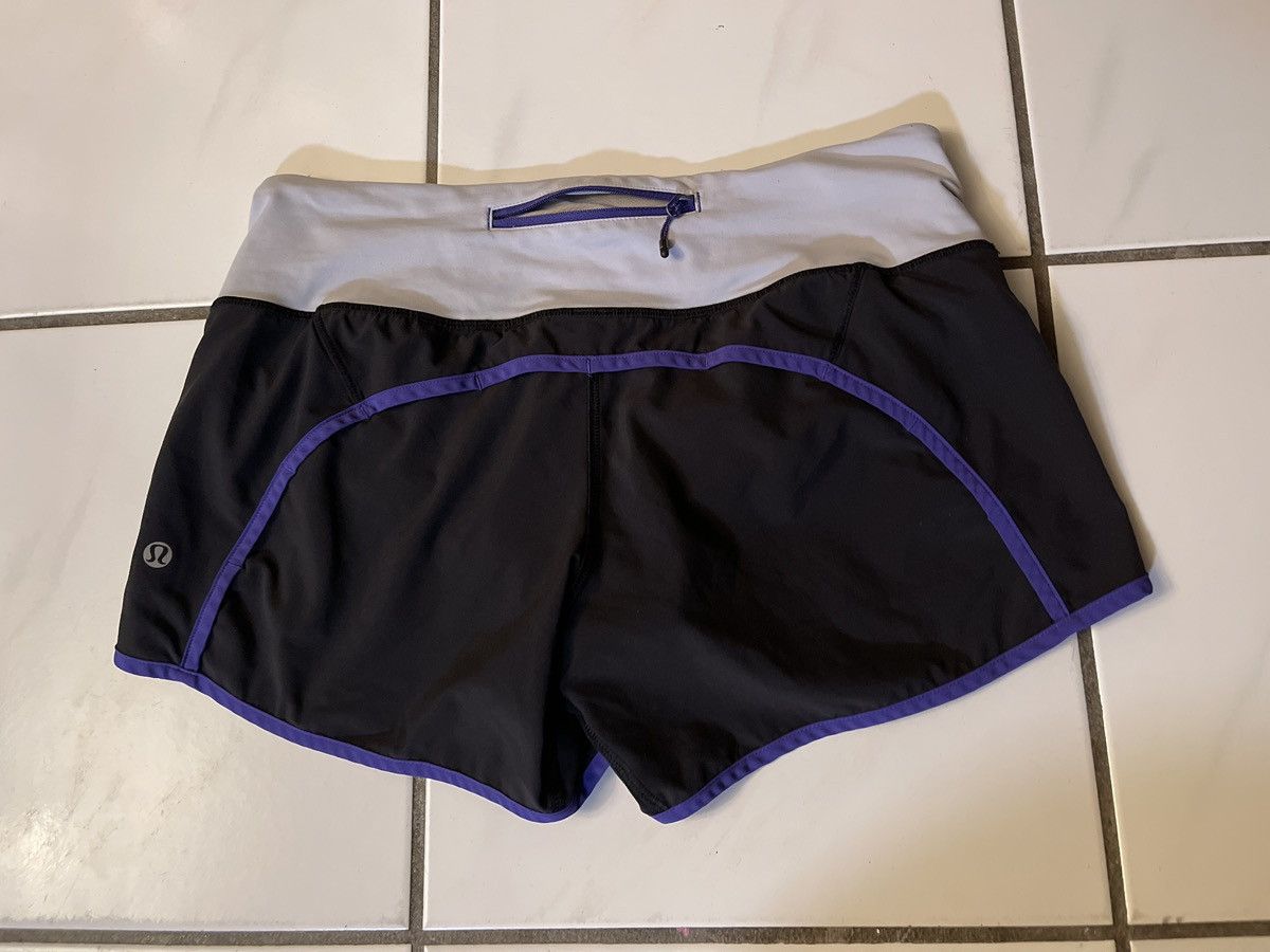 Lululemon Lululemon Run Times Lined 4 Way Stretch Running Shorts Black Size 28" / US 6 / IT 42 - 6 Thumbnail
