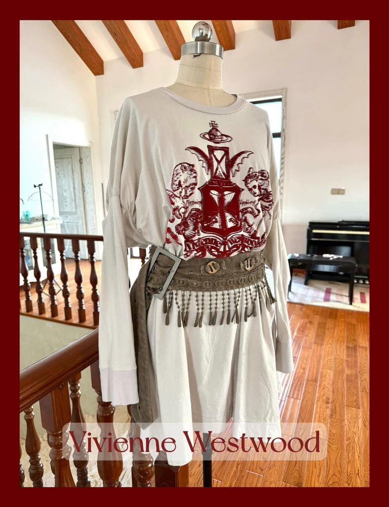 Vivienne Westwood Vivienne Westwood Saturn Angel Print Dress - dmc Size US 30 / EU 46 - 1 Thumbnail