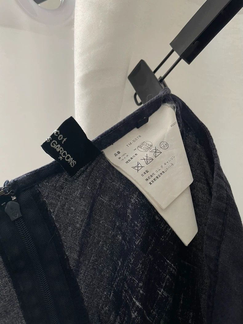 Comme des Garcons Comme des Garcons size m Medieval navy linen skirt Size 25" / US 0 / IT 36 - 5 Thumbnail