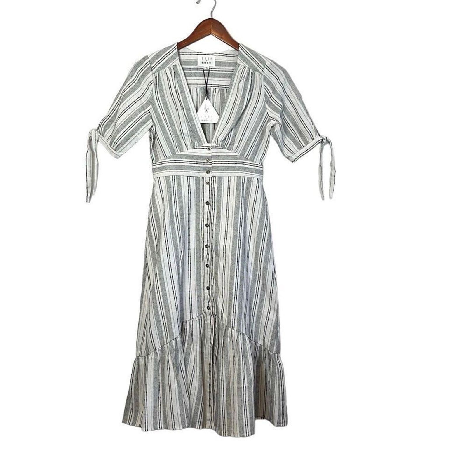 Other Lost + Wander Gypsy Button Front Midi Dress Small NWT Size S / US 4 / IT 40 - 1 Thumbnail