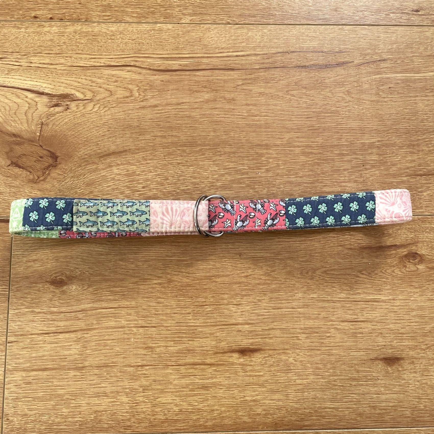Vineyard Vines Vineyard Vines Double Loop Belt Ladies Patchwork Multicolor 34.5” Shells Fish Lobster Style S Womens Size ONE SIZE - 6 Thumbnail