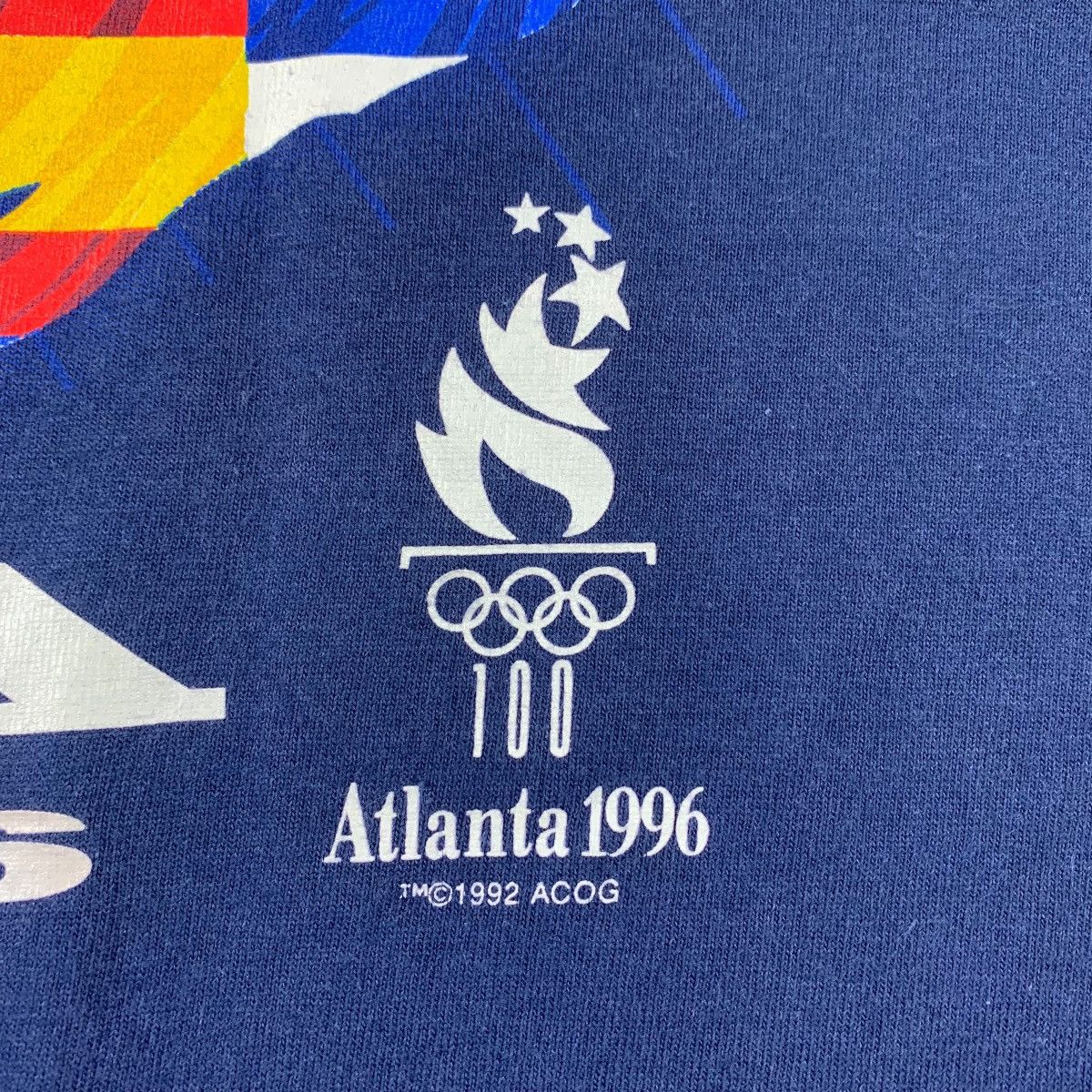 USA Olympics Vintage OLYMPIC ATLANTA 1996 Men Tees Size US L / EU 52-54 / 3 - 9 Thumbnail