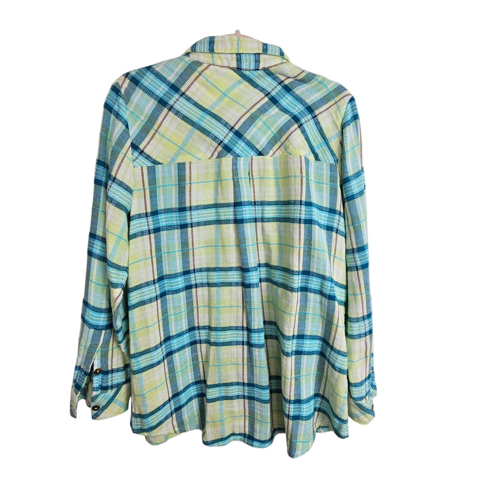 Soft Surroundings Soft Surroundings Womens Plaid Button Front Shirt M Cottage Size M / US 6-8 / IT 42-44 - 8 Thumbnail