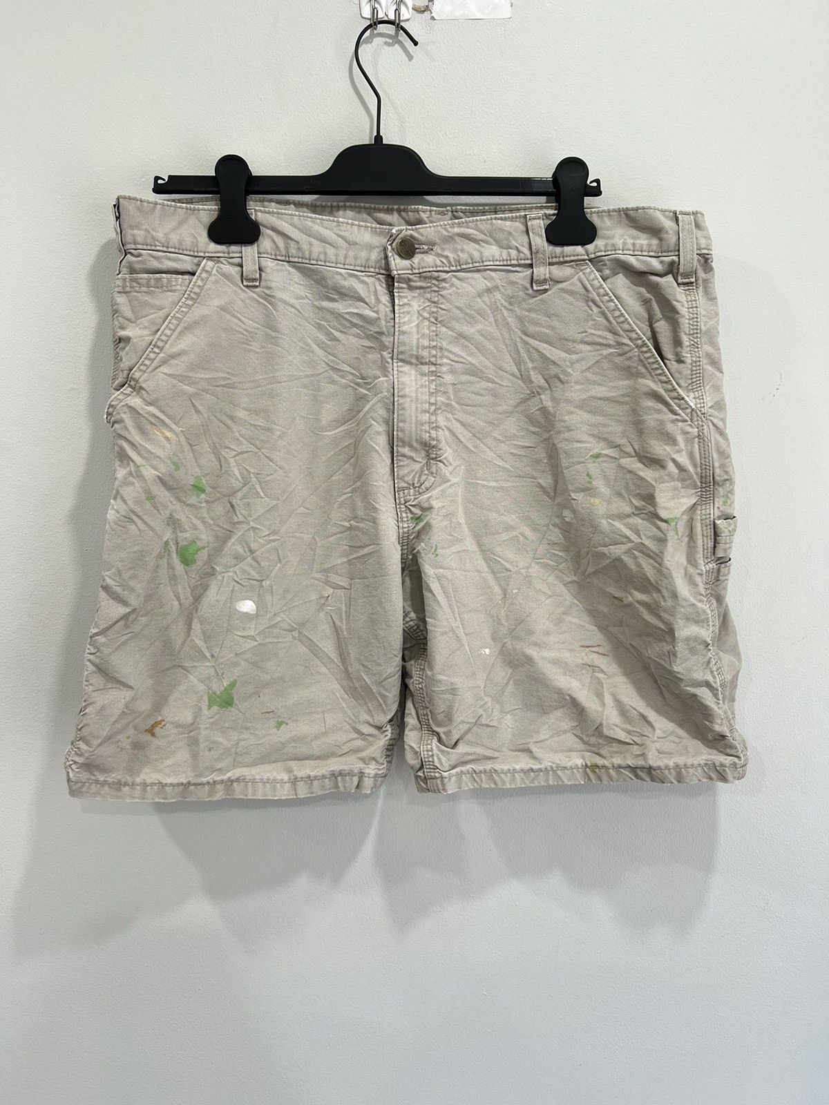 Carhartt Vintage Carhartt Paint Splatter Shorts 36 Size US 36 / EU 52 - 1 Thumbnail