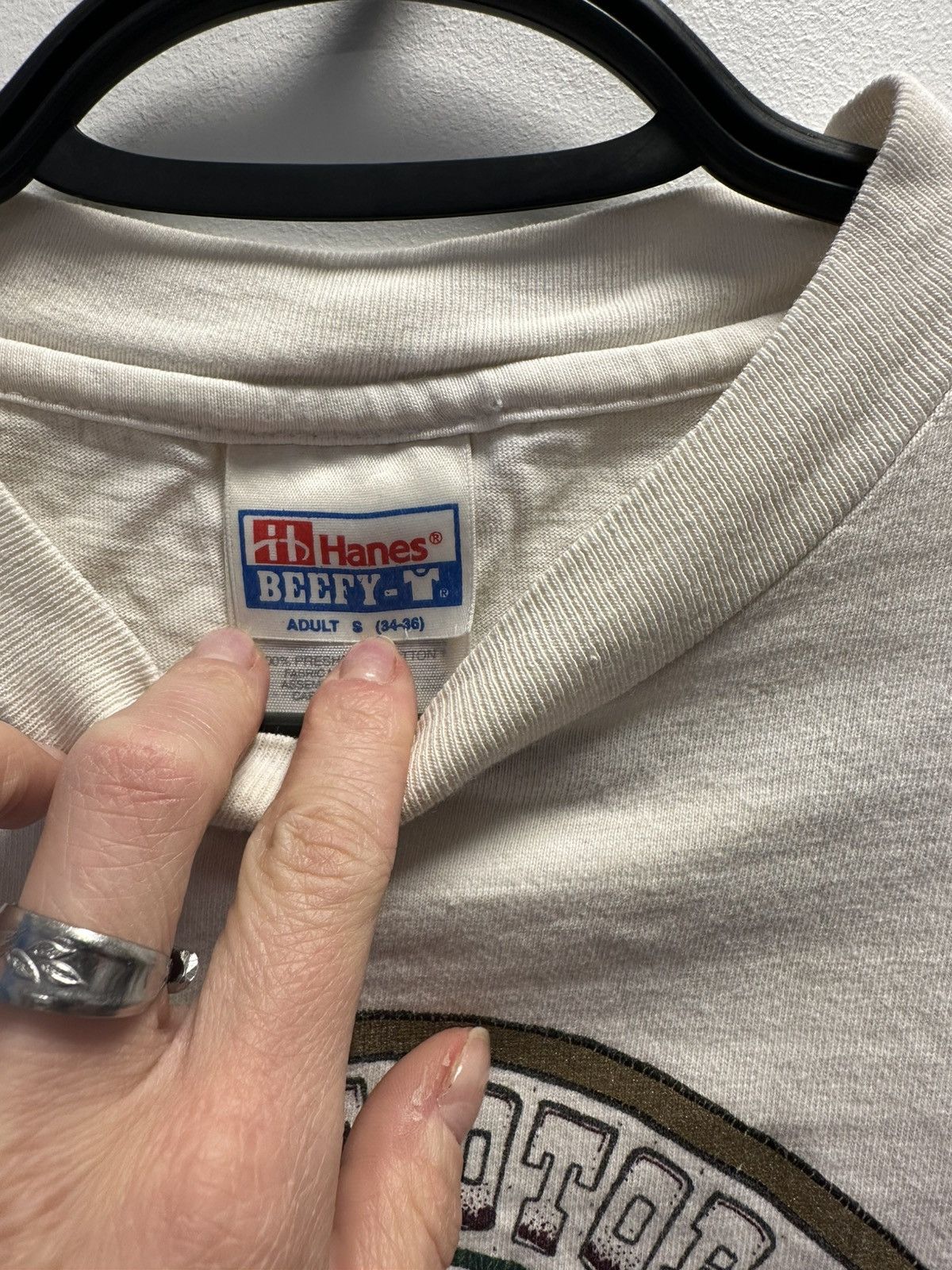 Hanes Vintage Hanes Motorcycle shirt Size US S / EU 44-46 / 1 - 3 Thumbnail