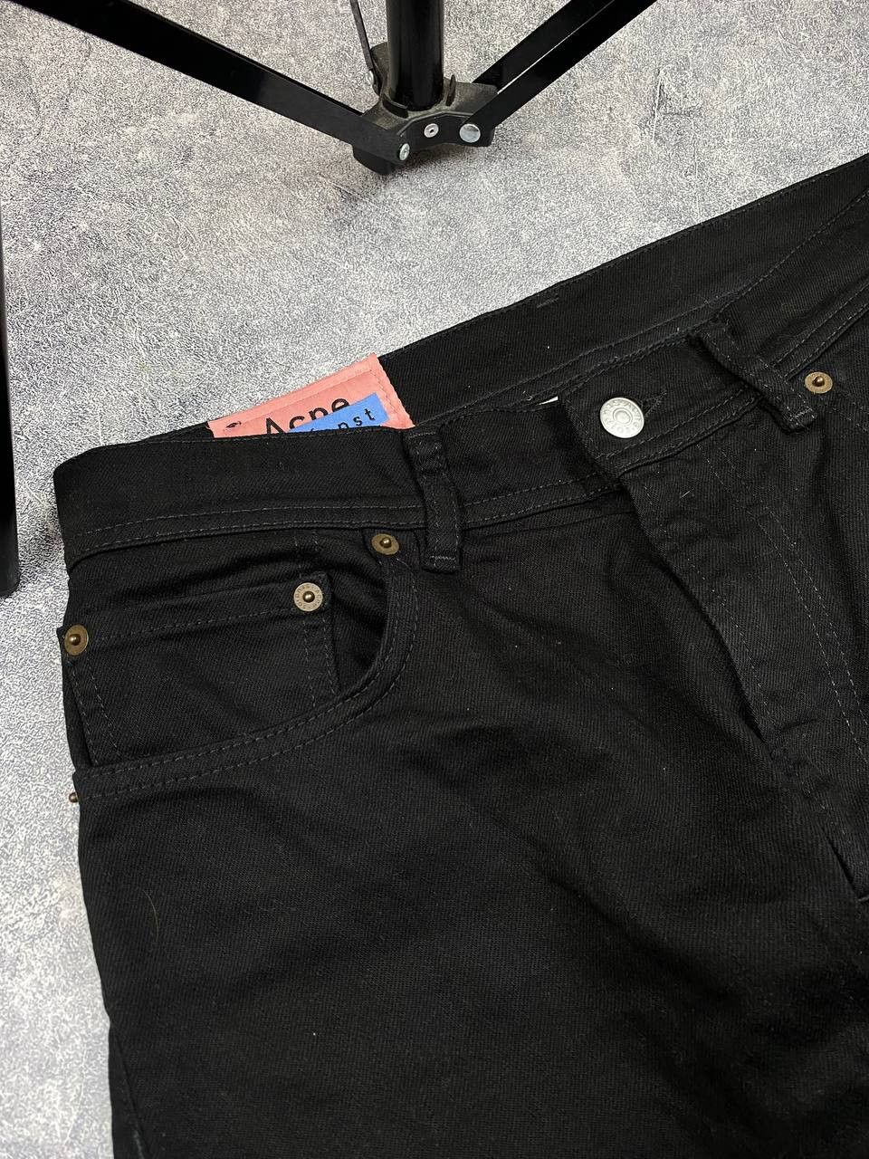 Acne Studios 30159 Acne Studios Bla Const Max Stay Black Jeans Size US 29 - 5 Thumbnail