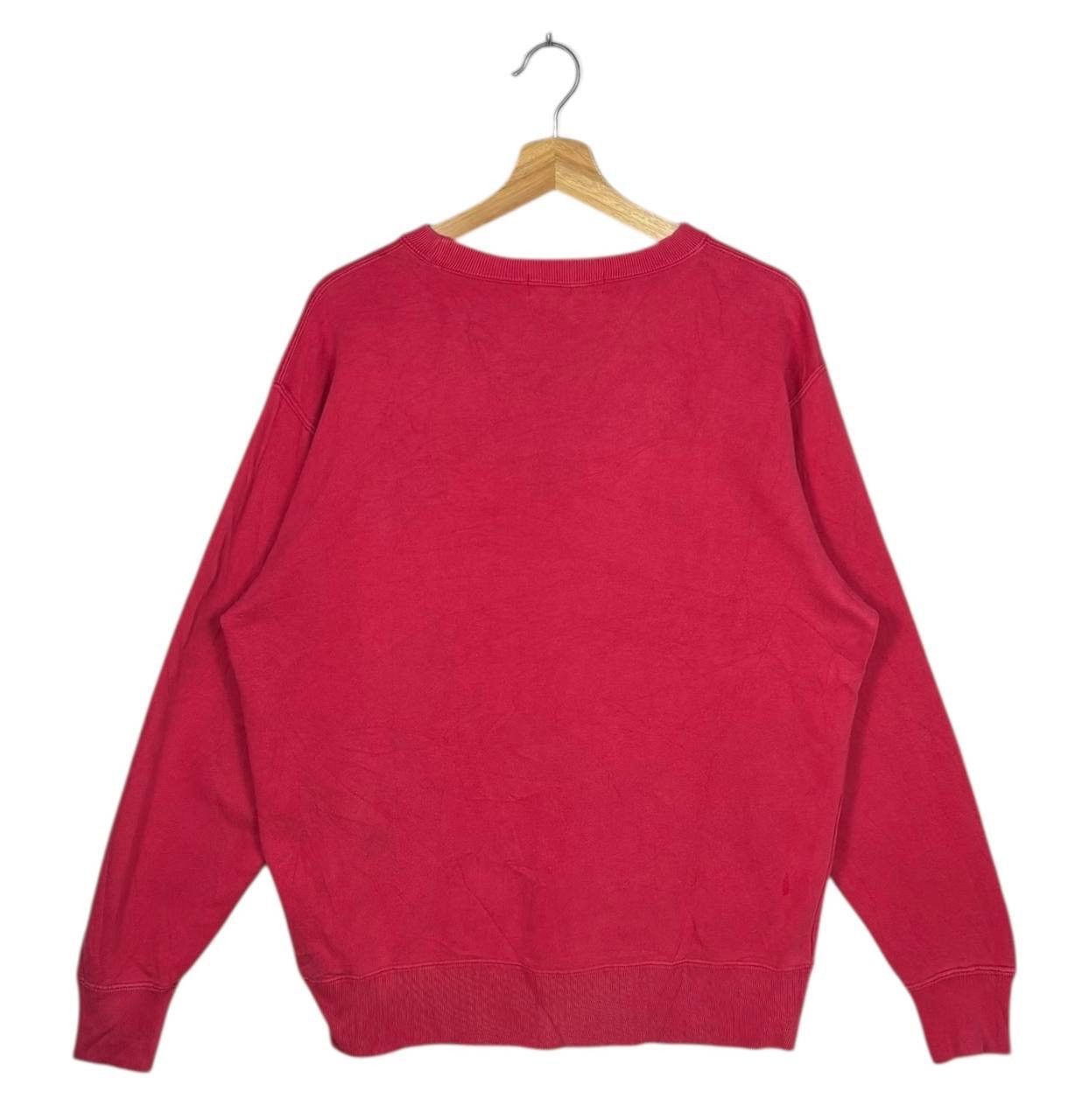 Polo Ralph Lauren Vintage Polo Ralph Lauren Red V-Stitch Crewneck Sweatshirt Size US L / EU 52-54 / 3 - 2 Thumbnail