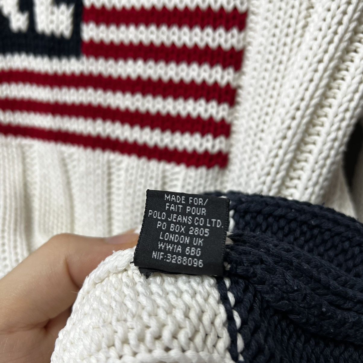Polo Ralph Lauren 🇺🇸 Polo Ralph Lauren US Flag Sweater Vintage y2k woman’s Size M / US 6-8 / IT 42-44 - 13 Thumbnail